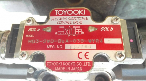 Sell>> ปั้มน้ำมันไฮดรอลิค NACHI Japan มอเตอร์ 3 HP. 380V. มาพร้อมวาล์วคอนโทรลไฟฟ้า AC 220V. สวยสดนอกเดิมๆไม่ทำ