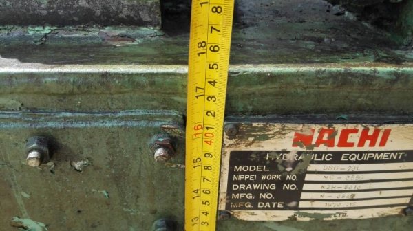 Sell>> ปั้มน้ำมันไฮดรอลิค NACHI Japan มอเตอร์ 3 HP. 380V. มาพร้อมวาล์วคอนโทรลไฟฟ้า AC 220V. สวยสดนอกเดิมๆไม่ทำ