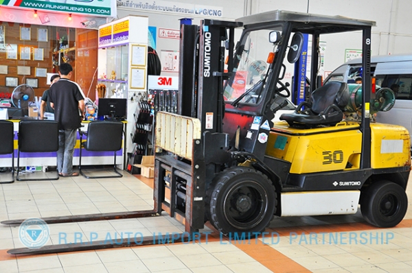 ขายรถโฟล์คลิฟท์มือสอง SUMITOMO FG30-00149 ราคา 285,000 สภาพเดิมจากญี่ปุ่น ไม่เคยใช้งานในประเทศไทย