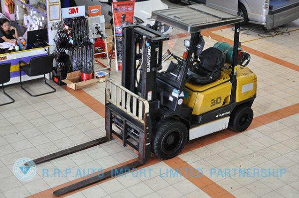 ขายรถโฟล์คลิฟท์มือสอง SUMITOMO FG30-00149 ราคา 285,000 สภาพเดิมจากญี่ปุ่น ไม่เคยใช้งานในประเทศไทย