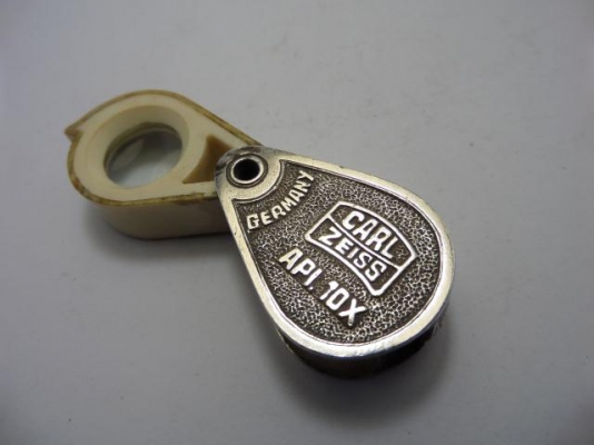 ตลับเงิน zeiss ตัวเงินแท้ ใส่เลนส์zeiss 10x ได้ทุกรุ่น