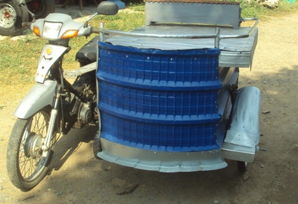 ขายมอไซค์พ่วงข้าง พร้อมเตาปิ้งย่าง