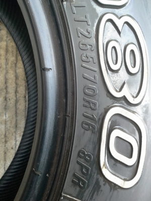 Maxxis AT 980 ขนาด 265/70/16 ปี13 สวยๆ 1ชุด