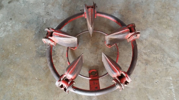 นำเข้าจากญี่ปุ่น ล้อเหล็กเสริมรถพรวนดิน เก่าญี่ปุ่น สภาพดี ไม่เคยใช้งานในไทย