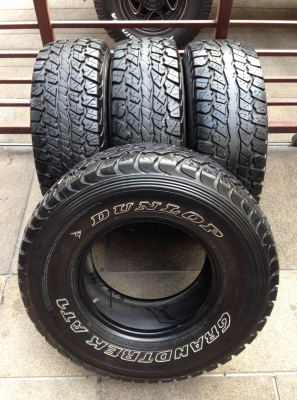 ยาง All Dunlop 31 10.5 R15 ดอกเต็ม ไม่มีปะ ใช้กันยาว ราคาไม่แพง