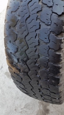 ขายล้อกะทะ15 6รู ยาง 235/70/15  4 ล้อ4000