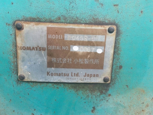 รถขุด KOMATSU PC45R-8 แทรกยาง