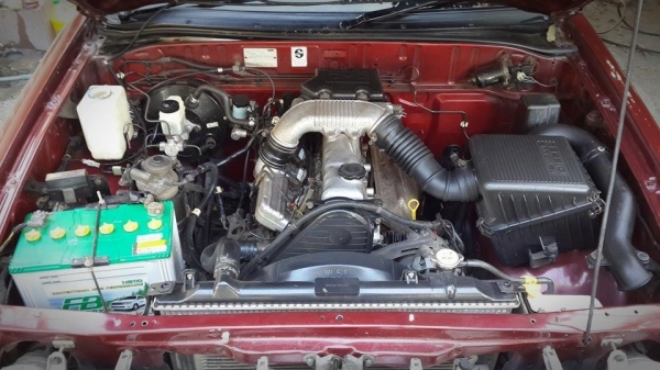 Ford ranger cab สีแดงสวยๆ ราคา 128,000