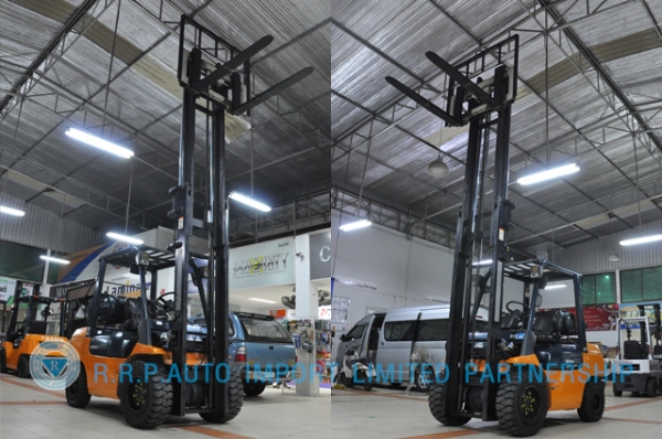 ขายรถโฟล์คลิฟท์มือสอง TOYOTA รุ่น 7FGJ35-14714 ราคา 395,000 บาท สภาพเดิมจากญี่ปุ่นจากประเทศญี่ปุ่น ไม่เคยใช้งานในไทย