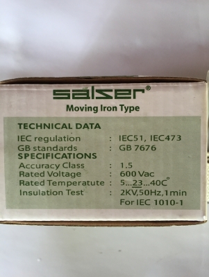 ขาย AC โวลท์มิเตอร์ 300 V ( ของใหม่ )