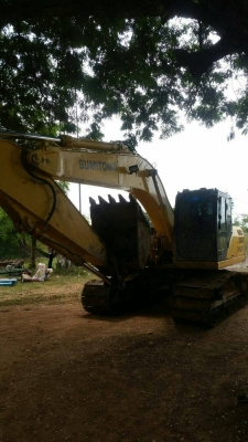 ขาย1,490,000 รถแบคโฮ SUMITOMO SH210-5 9,100 ชัวโมง เครื่องดี ปัมดี ไฟฟ้าครบ แอร์เย็น เล่มทะเบียนรถสวยพร้อมใช้ 090-772-3710 090-772-3708