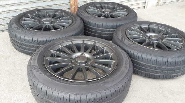 OZ Racing ขอบ 15 4รู100 พร้อมยางปี14 Dunlop