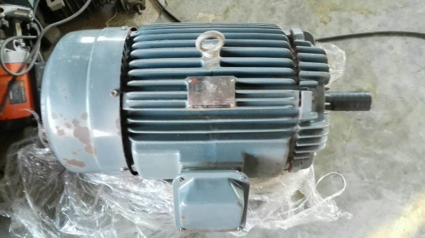 Sell>> มอเตอร์ TECO 20 HP. 1450 RPM. 380V. มอเตอร์สแปรโรงงาน สภาพเหมือนป้ายแดง 98\% มาคู่ใหม่มากครับ.