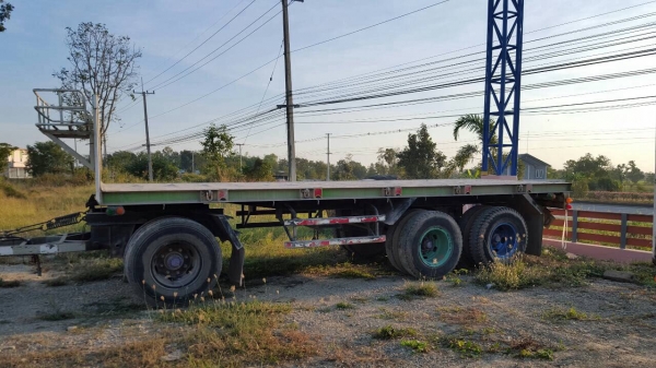 ขาย ลูกพ่วงพื้นเรียบสามมิตรสามเพลาแท้ ขาย ลูกพ่วงพื้นเรียบสามมิตรสามเพลาแท้