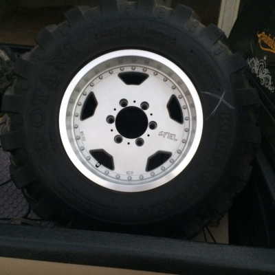 ขายล้อแม็คญี่ปุ่นแท้SPIEL 2ชิ้น6รู139ขอบ16พร้อมยางปัดเงาล้างขี้เกลือแล้ว