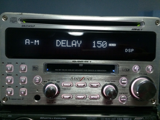 ADDZEST DMZ545LP CD-RE MD-RW ปรีเอ้า2ชุด กราฟฟิกEQ คุมกล่องCD มือ2 ญี่ปุ่น