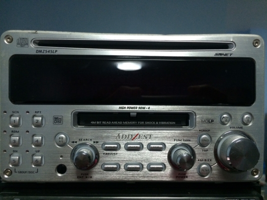 ADDZEST DMZ545LP CD-RE MD-RW ปรีเอ้า2ชุด กราฟฟิกEQ คุมกล่องCD มือ2 ญี่ปุ่น