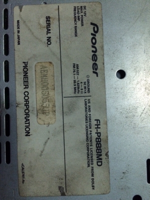 Pioneer FH-P888MD รุ่นท็อป CD MD ปรีเอ้า2ชุด หน้าจอไฟฟ้าปรับระดับได้ กราฟฟิกหน้าจอ ลูกเล่นอีกเพียบ คุมกล่องCD คุมกล่องCDเปิดโหมดAUXได้ Made in Japan มือ2 ญี่ปุ่น