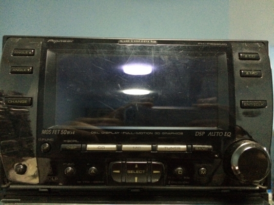 Pioneer FH-P888MD รุ่นท็อป CD MD ปรีเอ้า2ชุด หน้าจอไฟฟ้าปรับระดับได้ กราฟฟิกหน้าจอ ลูกเล่นอีกเพียบ คุมกล่องCD คุมกล่องCDเปิดโหมดAUXได้ Made in Japan มือ2 ญี่ปุ่น