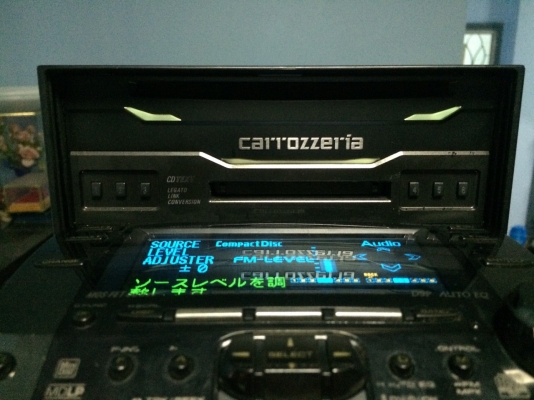 Pioneer FH-P888MD รุ่นท็อป CD MD ปรีเอ้า2ชุด หน้าจอไฟฟ้าปรับระดับได้ กราฟฟิกหน้าจอ ลูกเล่นอีกเพียบ คุมกล่องCD คุมกล่องCDเปิดโหมดAUXได้ Made in Japan มือ2 ญี่ปุ่น