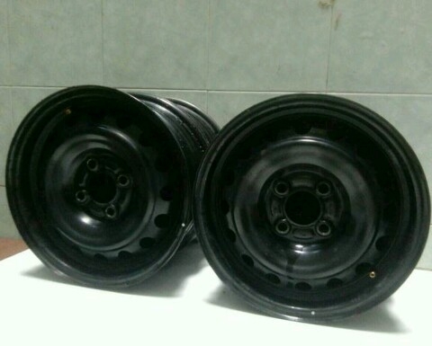 กะทะล้อดำ 4รู 100 ขอบ 14