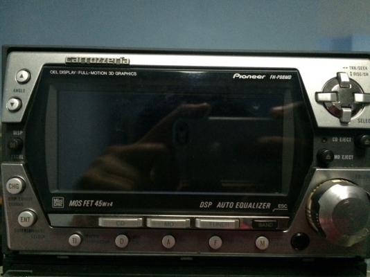 Pioneer FH-P88MD รุ่นท็อป CD MD ปรีเอ้า2ชุด หน้าจอไฟฟ้าปรับระดับได้ กราฟฟิกหน้าจอ ลูกเล่นอีกเพียบ คุมกล่องCD คุมกล่องCDเปิดโหมดAUXได้ Made in Japan มือ2 ญี่ปุ่น