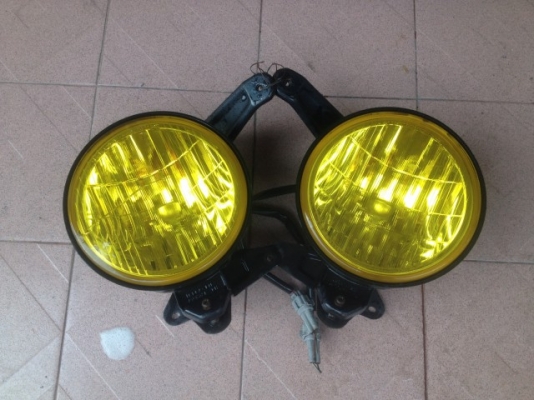 สปอรท์ไลท์ KOITO เลนเหลือง6นิ้วกระจกของเเท้เก่าญี่ปุ่นสภาพสวยคู่ละ