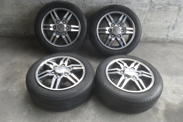 ล้อแม็ก16นิ้ว6รู อีซูสุ พร้อมยาง สวยๆ 4 ล้อ ลดราคาเหลือ 5700 บาท