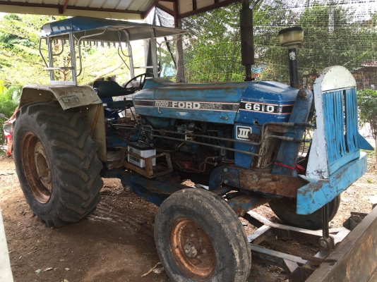 ขายรถไถ 6610 แท้เต็มคัน ปั้มกลม ไอดีโต เสื้อลาย เอกสารเล่มทะเบียนพร้อมชุดโอน