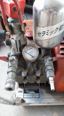 เครื่องHonda ติดปั๊มอัดฉีด เคียวHP402