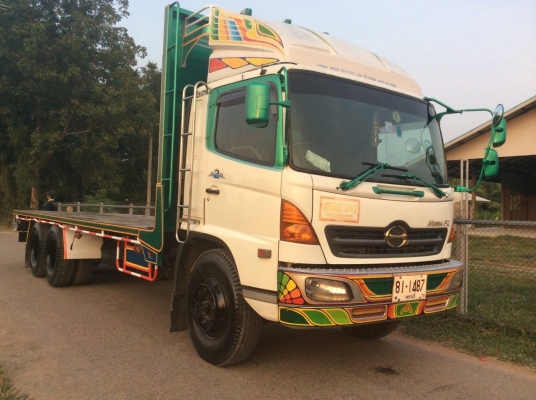 HINO10ล้อMECA 220แรง เพลาเดียว( มีระบบลากจูง) ยาว 7.5 ม.เครื่องดี ครัทซีสวย ยางเต็ม10เส้น รถใช้งานน้อย พร้อมใช้งาน ขาย 1,250,000 บาท ศุภากร081-1903107- 081-4252943