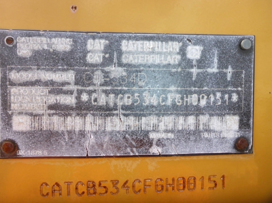 ขายรถบด 2003 CATERPILLAR CB534D Tandem Roller