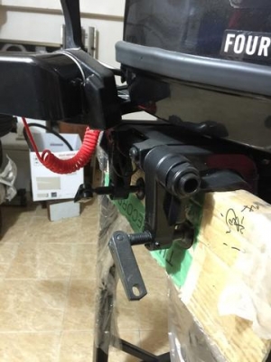 ปิดการขาย เครื่องเรือ YAMABISI 15HP 4 จังหวะ 4 Stoke ท่อนยาว สตาร์มือ สภาพ100\%