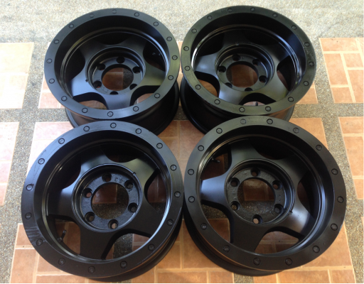 ล้อ off road Made in Japan ขอบ15 สภาพดี ไม่มีซ่อม ราคาไม่แพง