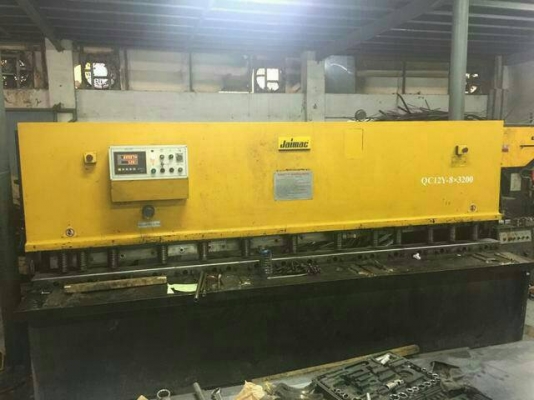 ขายเครื่องตัด10ฟุต8มิลมีแบคเก็ตไฟฟ้าเป็นระบบplcปรับระยะได้