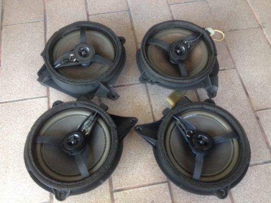 ลำโพงติดรถ VOLVO S90 960 เก่าญี่ปุ่นเเท้สภาพสวยเดิมๆจัดไปยกชุด