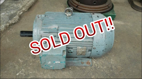 ==== SOLD ==== มอเตอร์ BROOK Made in UK. ขนาด 15 HP. 1470 RPM. 380V. มีมาคู่วิ่งเงียบพร้อมใช้งาน.