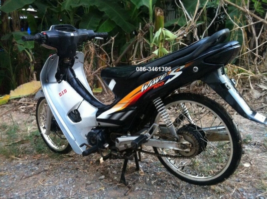 เวฟ100   ปี47  มีทะเบียนและชุดโอน ึ7500