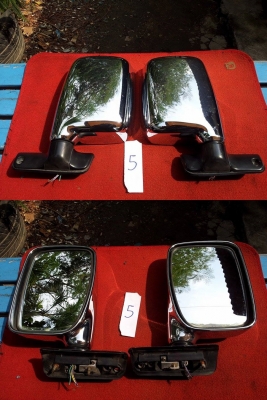 กระจกมองข้างโครเมี่ยมปรับพับไฟฟ้า Move ใส่ HERO Mu ม้ากระโดด