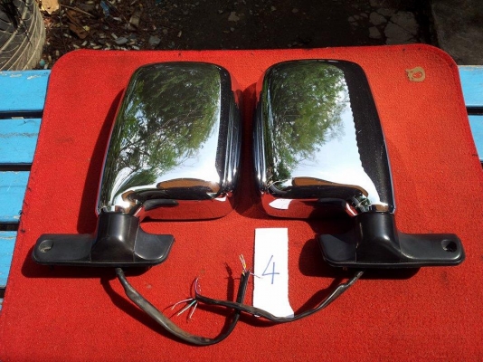 กระจกมองข้างโครเมี่ยมปรับพับไฟฟ้า Move ใส่ HERO Mu ม้ากระโดด