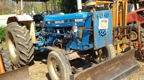 Ford 6610 เสื้อลาย พร้อมใบมีดหน้า   ถูกม๊าก มาก ราคา 320,000