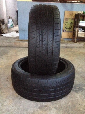 ขายยาง Tracmax F106 225 45 18 ปี12 ดอกหนาสภาพสวยไม่บวมไม่ปะไม่มีแตกลายงา 1คู่ ราคา1600บาท รับประกันยางทุกเส้นยินดีคืนเงิน โทร0924462525โส กทม