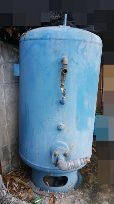 ขายปั้มลมฮิตาซิ แบบสกรู ไฟ 3 เฟลส 50 แรง พร้อมถังพักลม