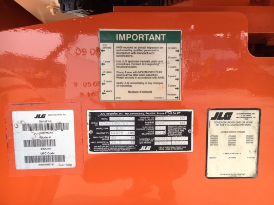 รถกระเช้า บูมลิฟต์ JLG 450AJ สูง 13.72 m (USA) สนใจโทร. 080-6565422 (หนิง)