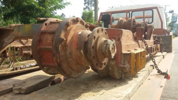 ขาย. 22.000฿ ช่วงล่างรถเกี่ยวศักดิ์พัฒนา บิ๊ก47 เฟรมพร้อมช่วงล่างโม่เบนซ์ใหญ่