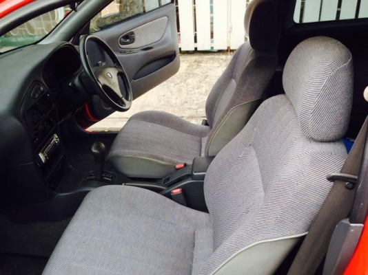 Mitsubishi Colt ปี93 เกียร์ออโต้ สีแดง แต่งสวย กล็อฟ์ 0804465223 Mitsubishi Colt ปี93 เกียร์ออโต้ สีแดง แต่งสวย กล็อฟ์ 0804465223