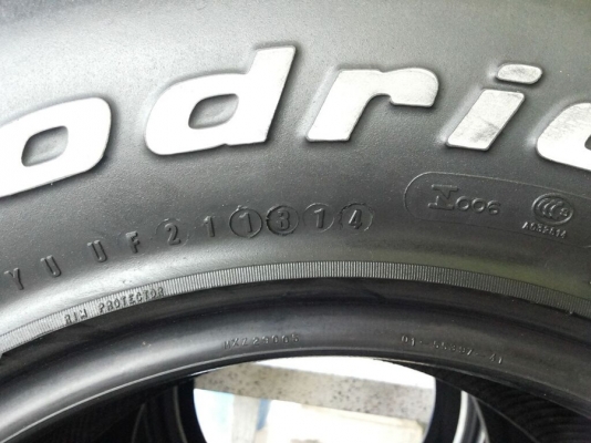 ยาง bf goodrich allterrain 285/75/16 ปี 2014