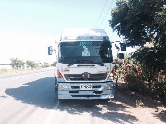 Hino เมก้าเครื่อง260 เครื่องดีเซล พร้อมหางเทรลเลอร์2เพลา