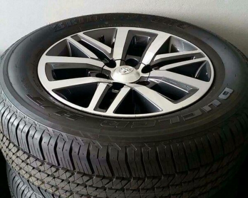 ล้อแม็ก toyota fortuner ขอบ18 ยางบริสโตน 265 60 18 ล้อฟอร์จูนเนอร์ใหม่กริ๊ป