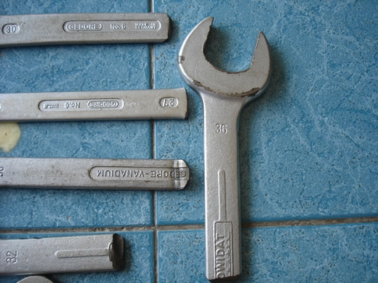 ประแจมือสอง เบอร์ใหญ่ made in Germany ประแจมือสอง เบอร์ใหญ่ made in Germany